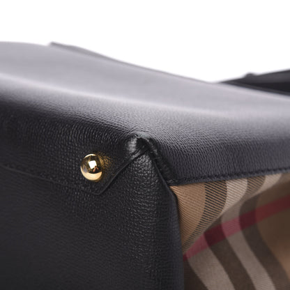 Burberry Derby Calfskin House Check Medium Camberley Black 15 of 15