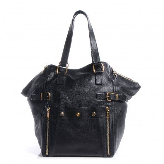 Saint Laurent Leather Medium Downtown Tote Black 1 of 7