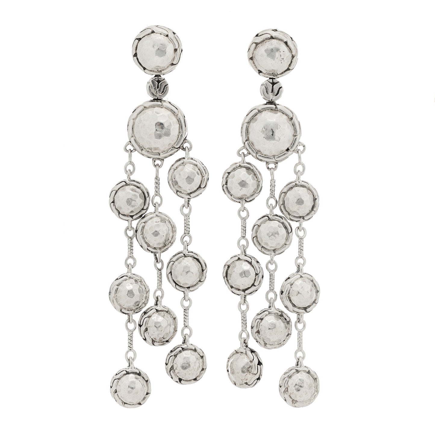 Sterling Silver Palu Chandelier Earrings