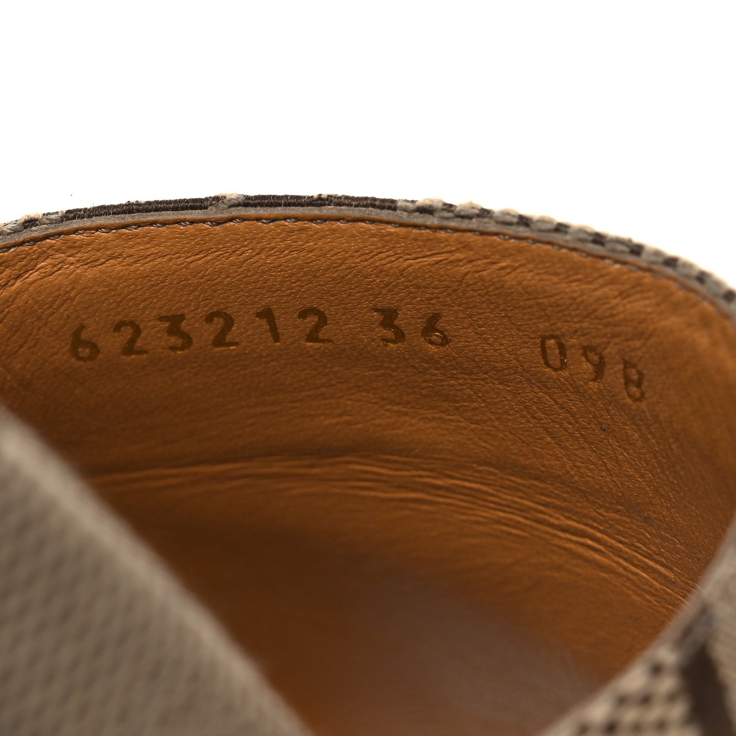 Gucci Monogram Maxi GG Angelina Platform 55mm Slide Sandals 36 Camel Ebony 10 of 11