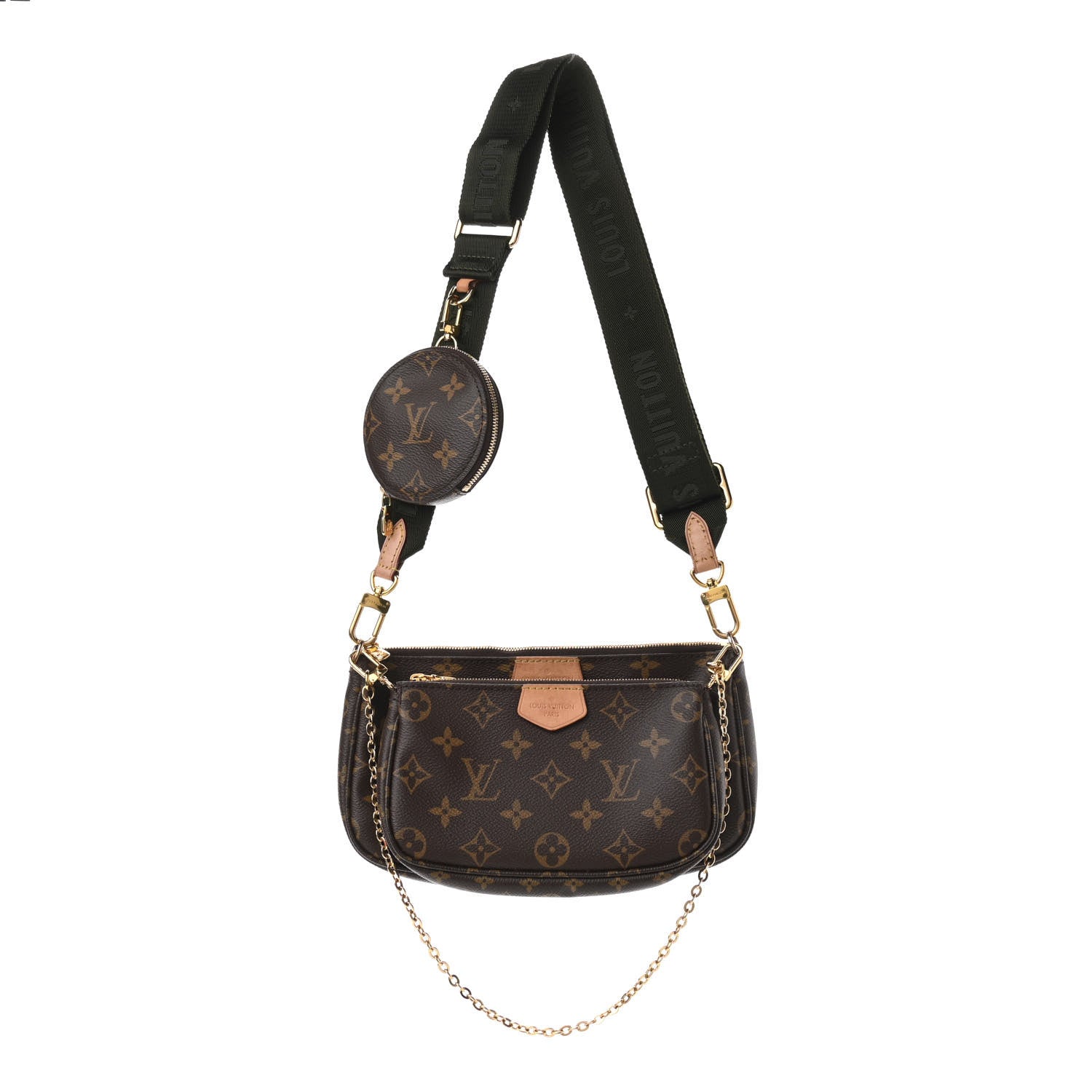 Louis Vuitton Monogram Multi Pochette Accessories Kaki 1 of 13