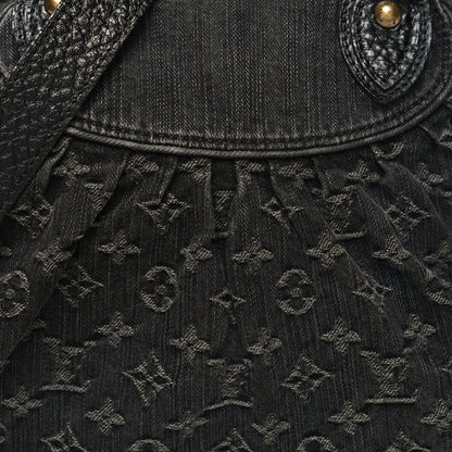 Louis Vuitton Denim Neo Cabby MM Black 7 of 9