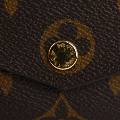 Louis Vuitton Monogram Sarah Wallet NM Rose Ballerine 8 of 9