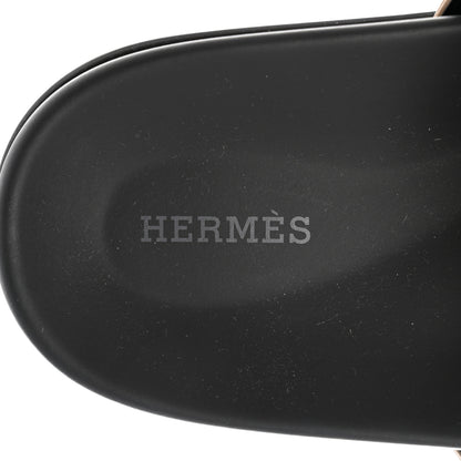 Hermes Suede Goatskin Mens Chypre Sandals 44 Beige Argile 7 of 9