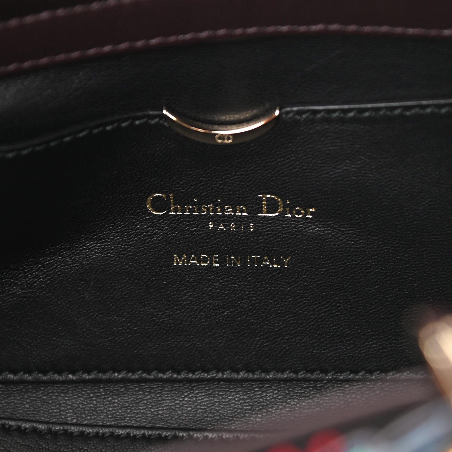 Christian Dior Calfskin Embroidered Sequin East West Lady Dior Multicolor 6 of 13