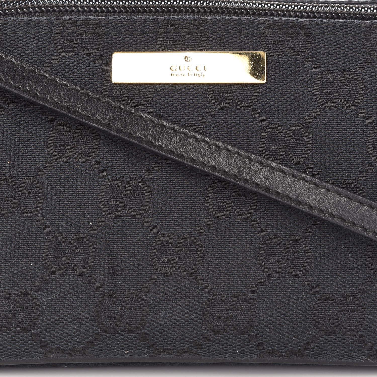 Gucci Monogram Boat Pochette Black 10 of 11