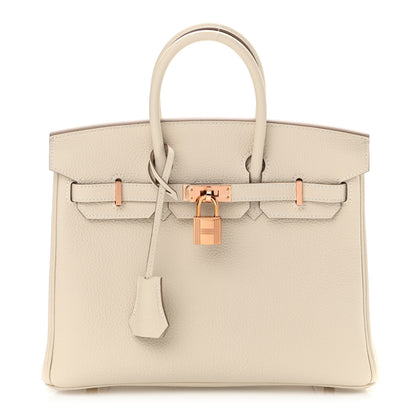 Hermes Togo Birkin 25 Craie 1 of 11