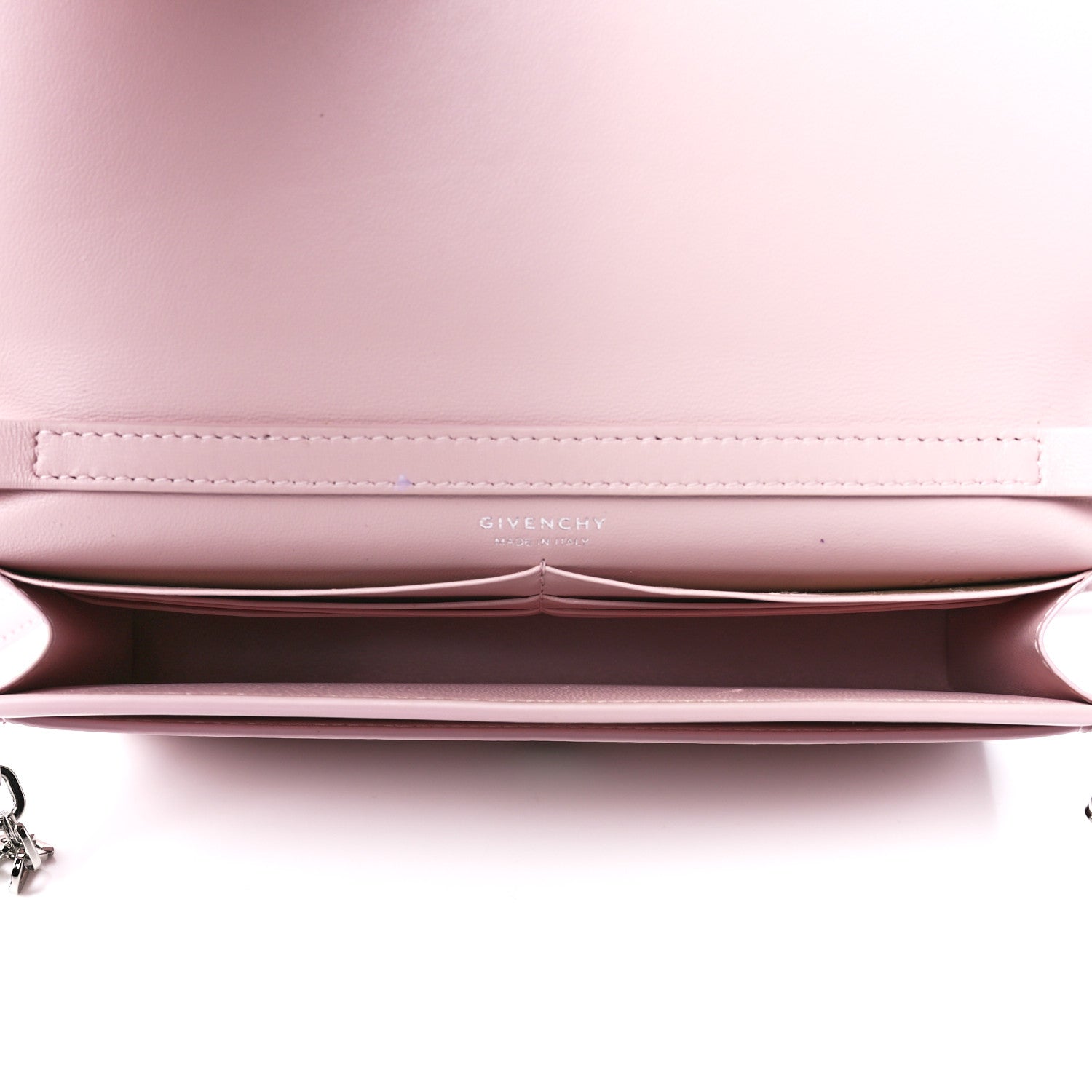 Givenchy Box Calfskin 4G Wallet on Chain Pale Pink 5 of 13