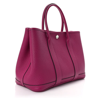 Hermes Vache Country Garden Party 30 TPM Rose Pourpre 3 of 16