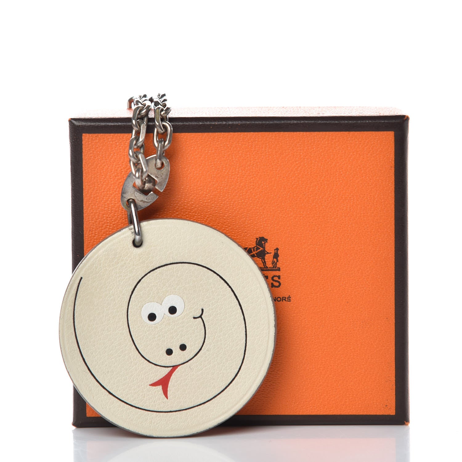 Hermes Evercolor Snake Bag Charm 4 of 4