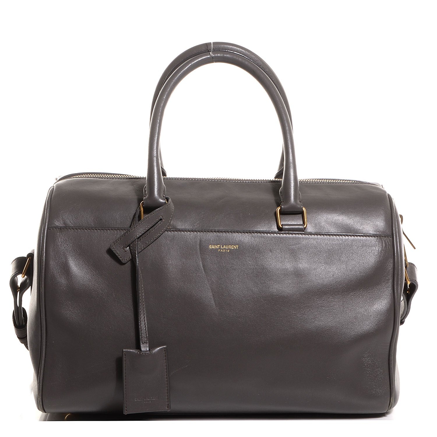 Saint Laurent Calfskin Classic Duffle 6 Earth 1 of 9