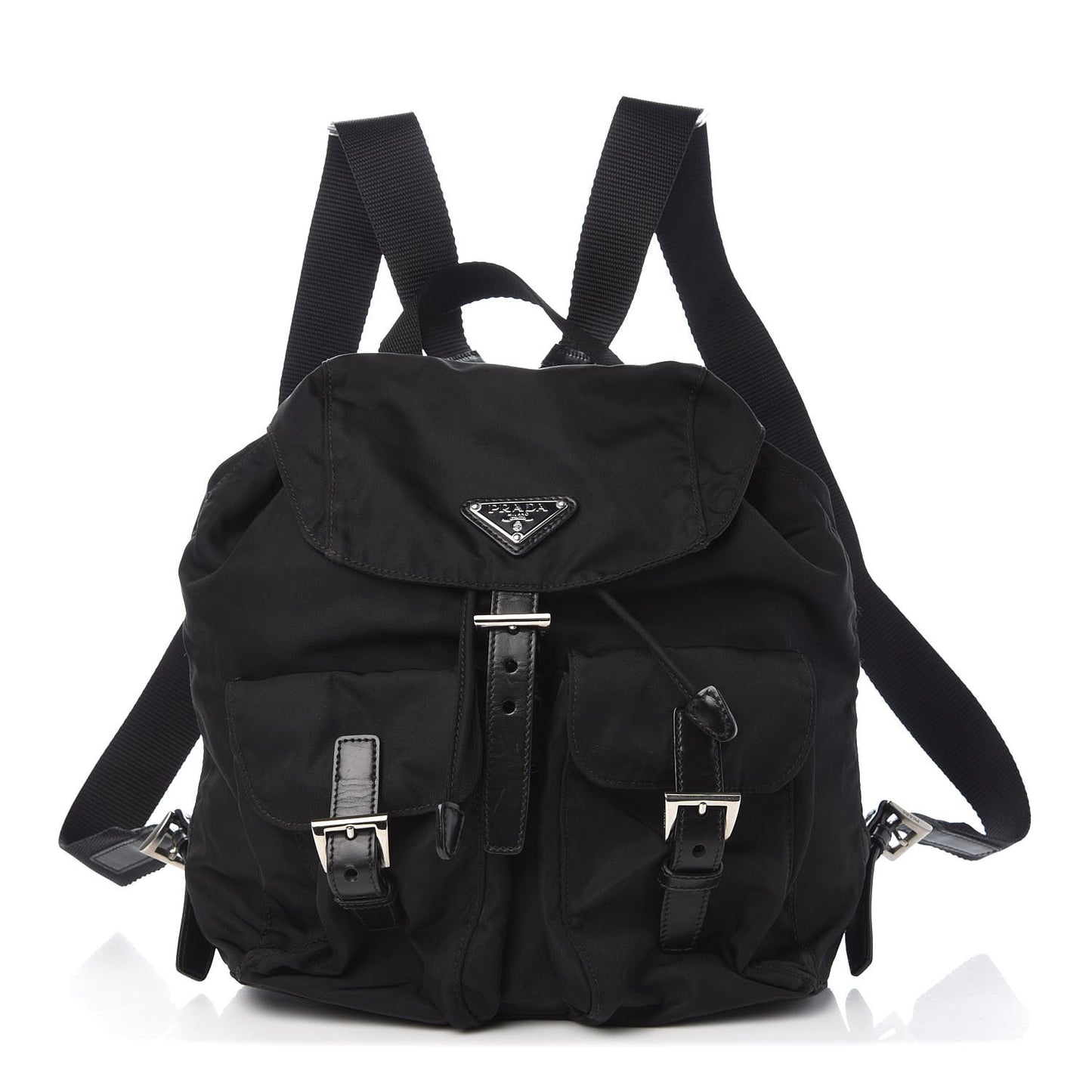 Nylon Vela Small Backpack Black