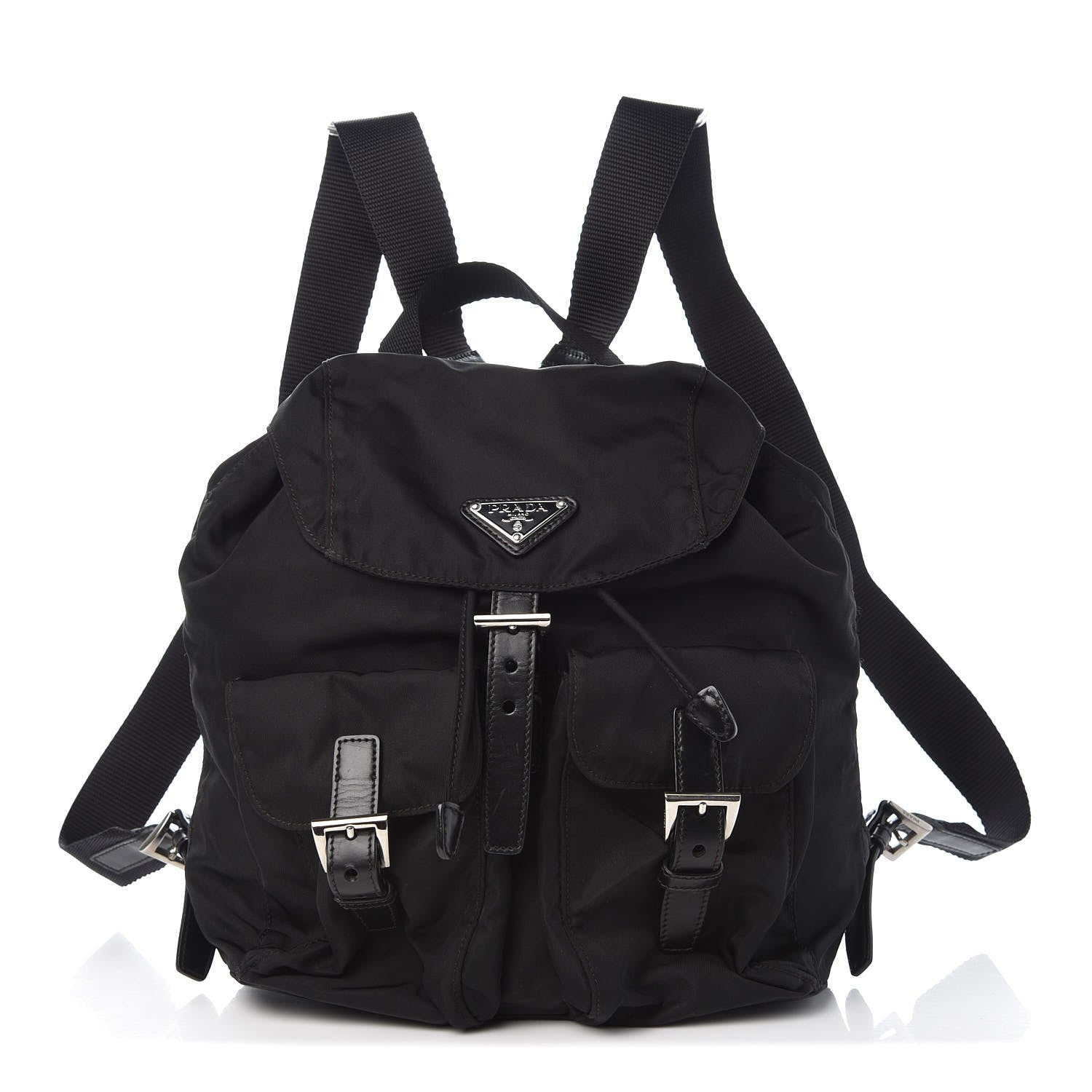 Prada Nylon Vela Small Backpack Black 1 of 6