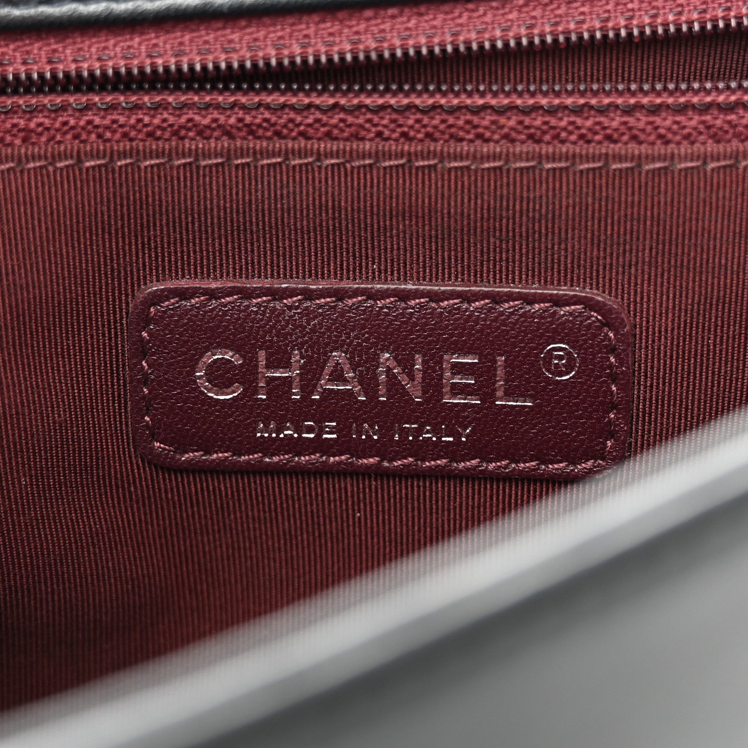 Chanel Calfskin Chevron Quilted New Medium Boy Flap Black 6 of 19