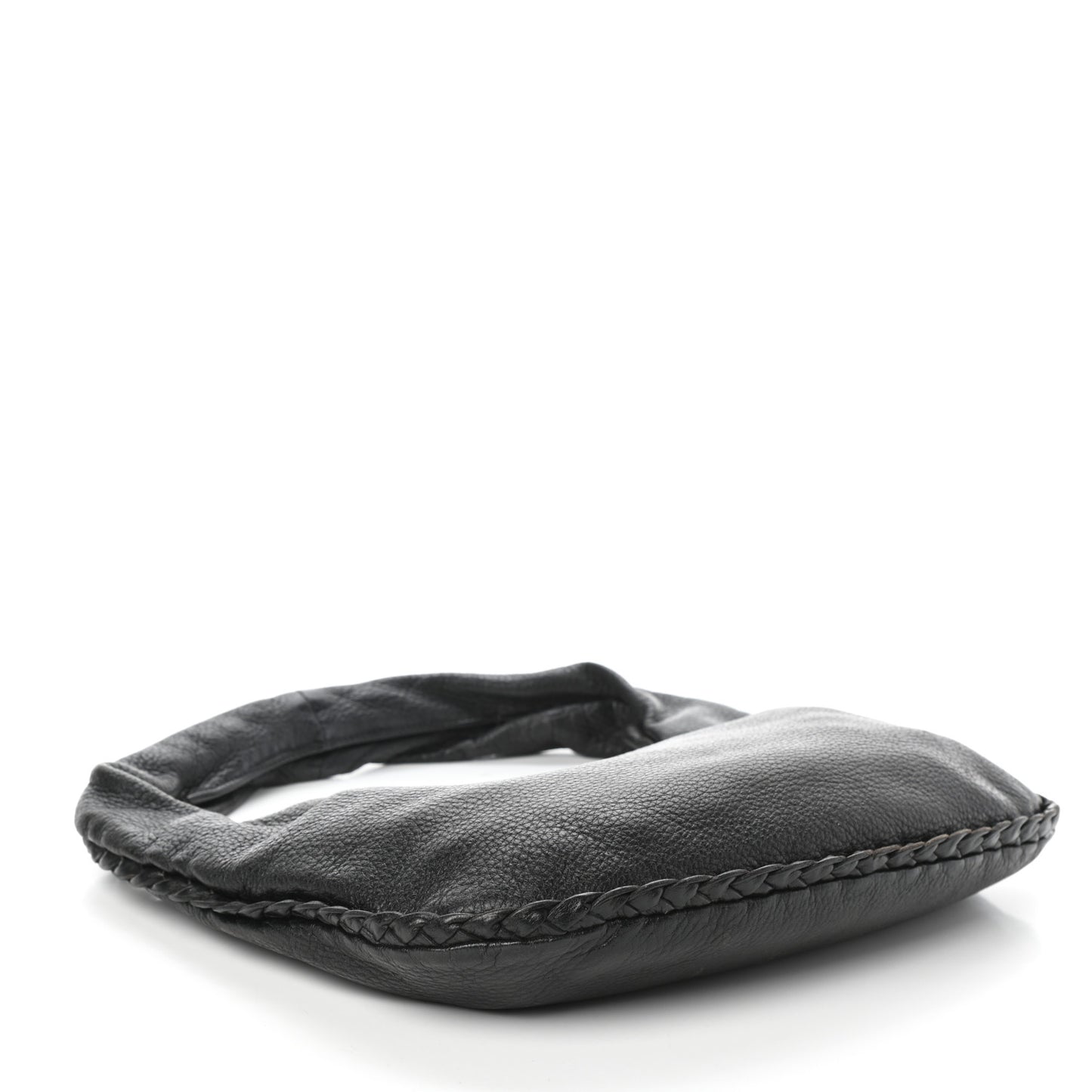 Cervo Braided Mini Veneta Hobo Black