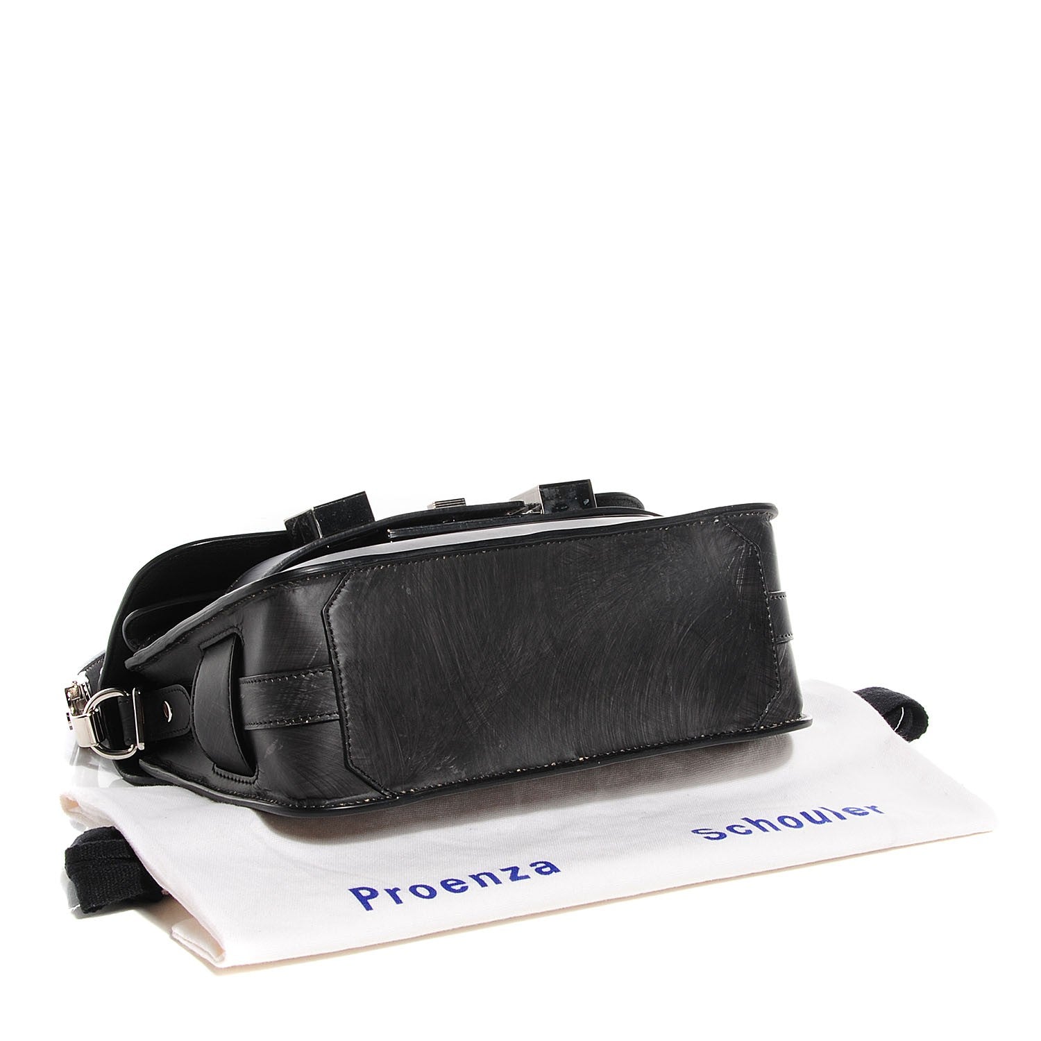 Proenza Schouler Smooth Calfskin PS11 Mini Classic Shoulder Bag Chalkboard Black 5 of 10