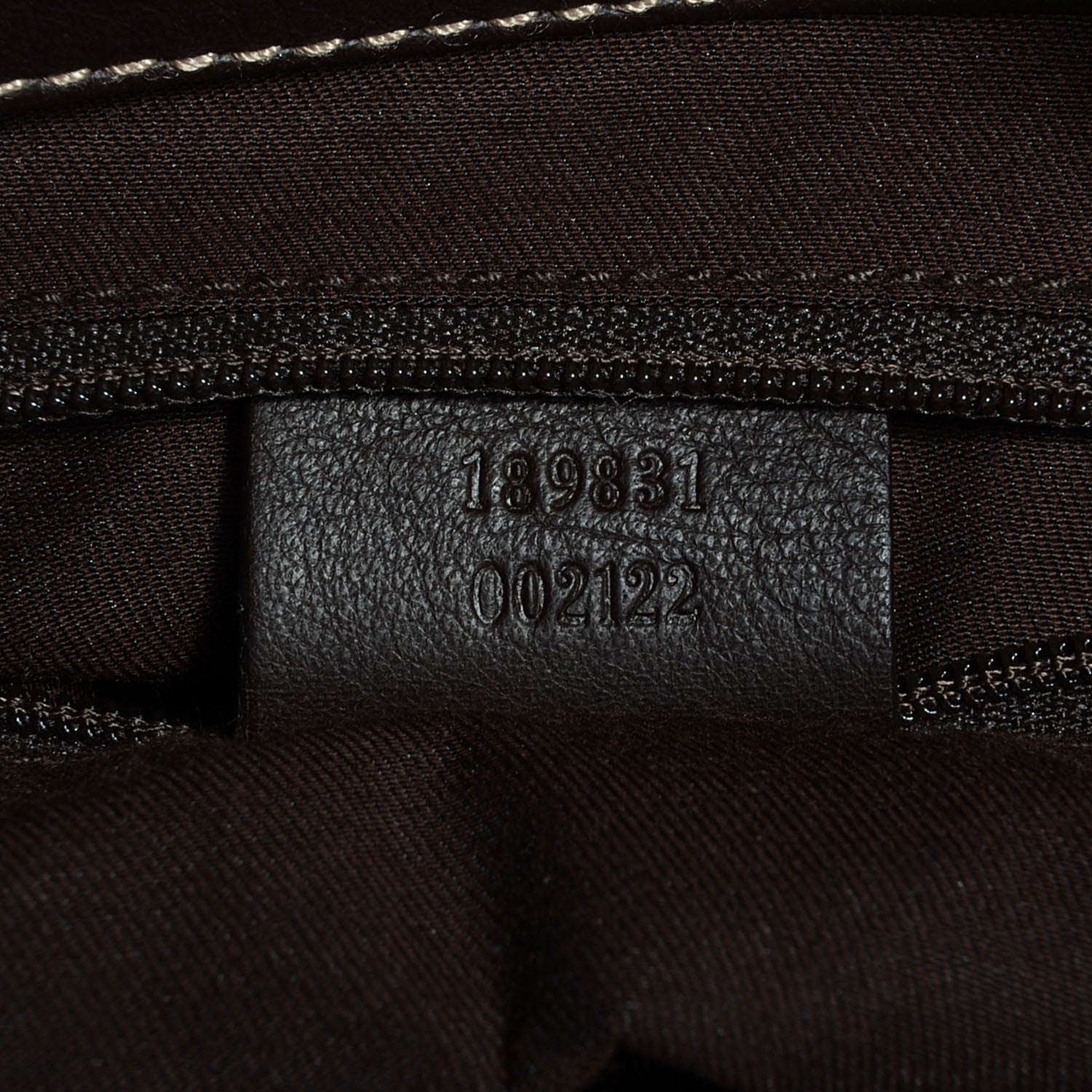 Gucci Monogram D Gold Tote Dark Brown 7 of 9