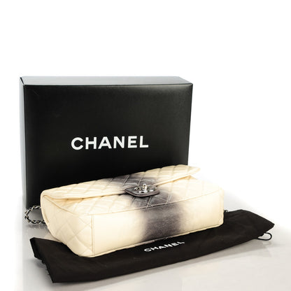 Chanel Caviar Quilted Large Ombre Single Flap Grey 4 of 8