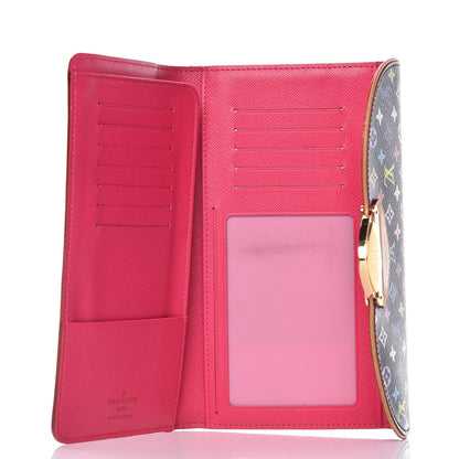 Louis Vuitton Monogram Multicolor Eugenie Wallet Black Grenade 5 of 9