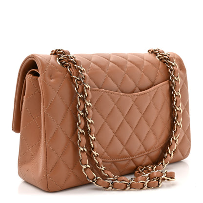 Chanel Lambskin Quilted Medium Double Flap Brown 2 of 10