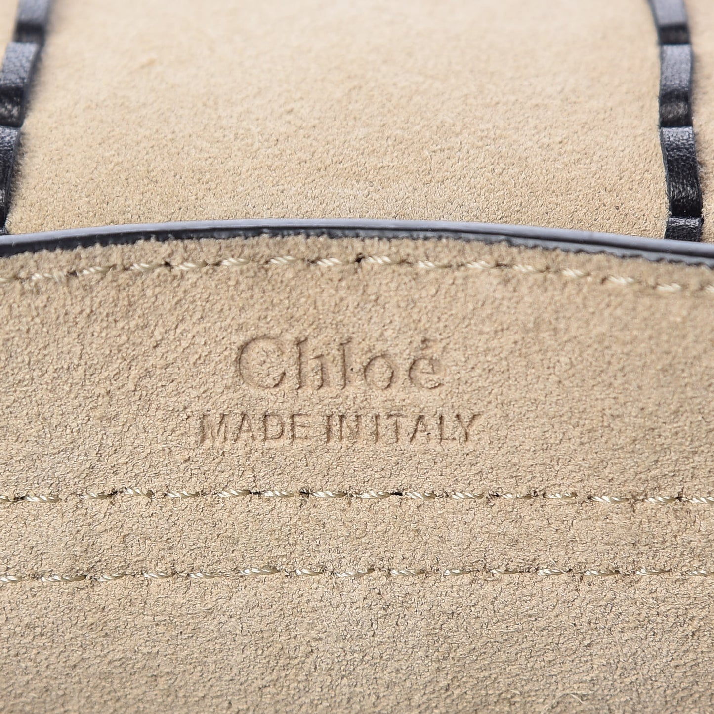 Suede Calfskin Braided Mini Hudson Shoulder Bag Black