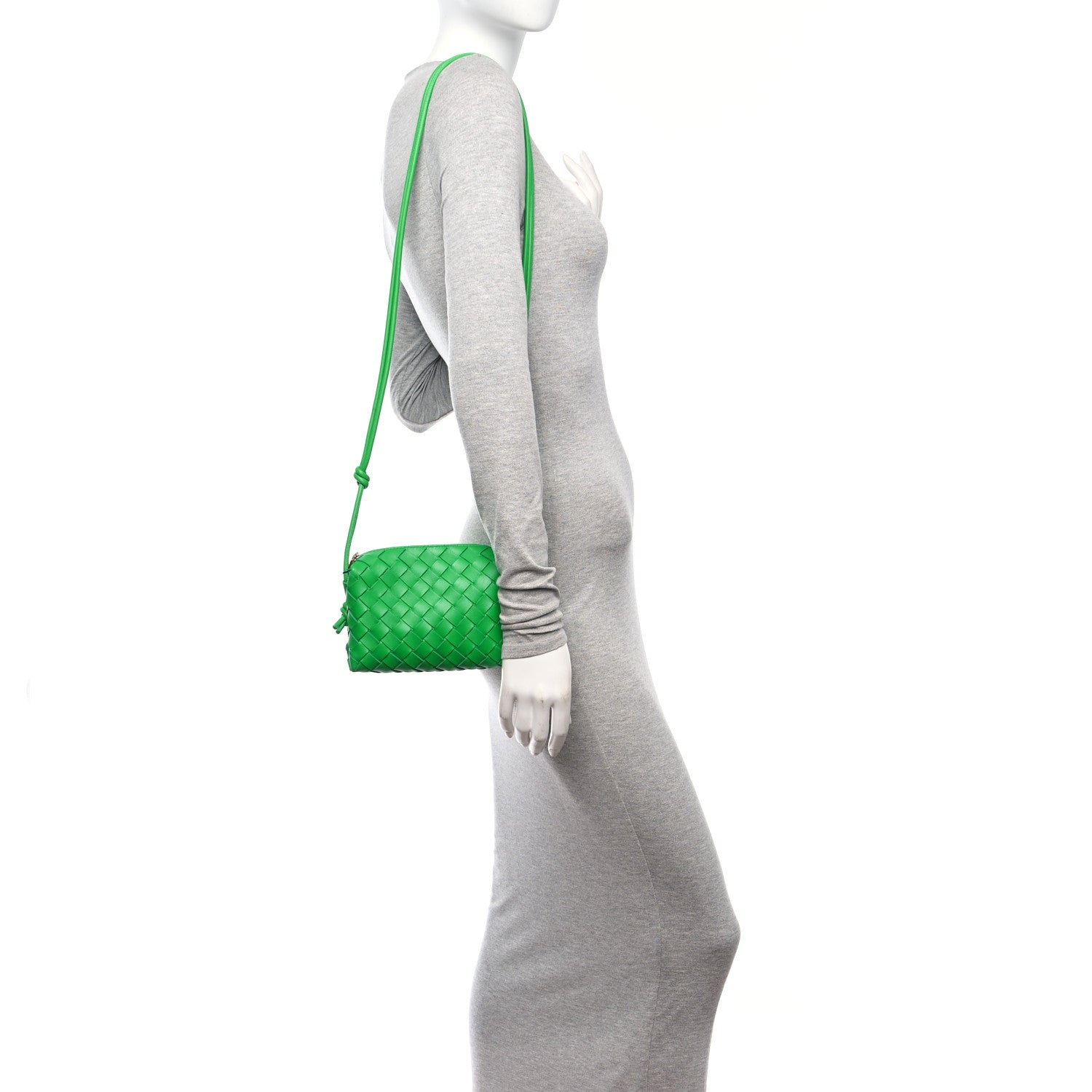 Bottega Veneta Nappa Intrecciato Mini Loop Camera Bag Parakeet 3 of 9