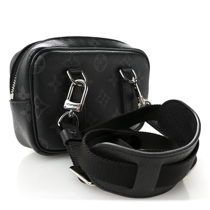 Louis Vuitton Monogram Eclipse Taigarama Outdoor Pouch Black 4 of 19