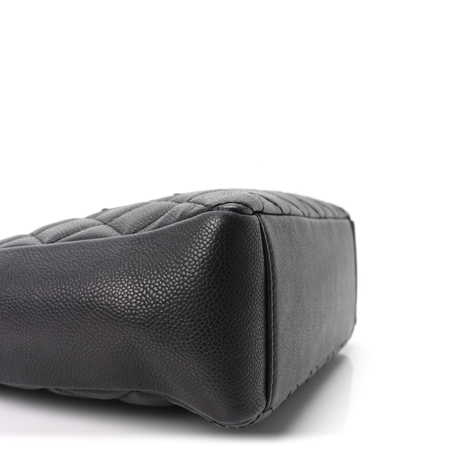 Chanel Caviar Quilted Petit Shopping Tote PST Black 9 of 10