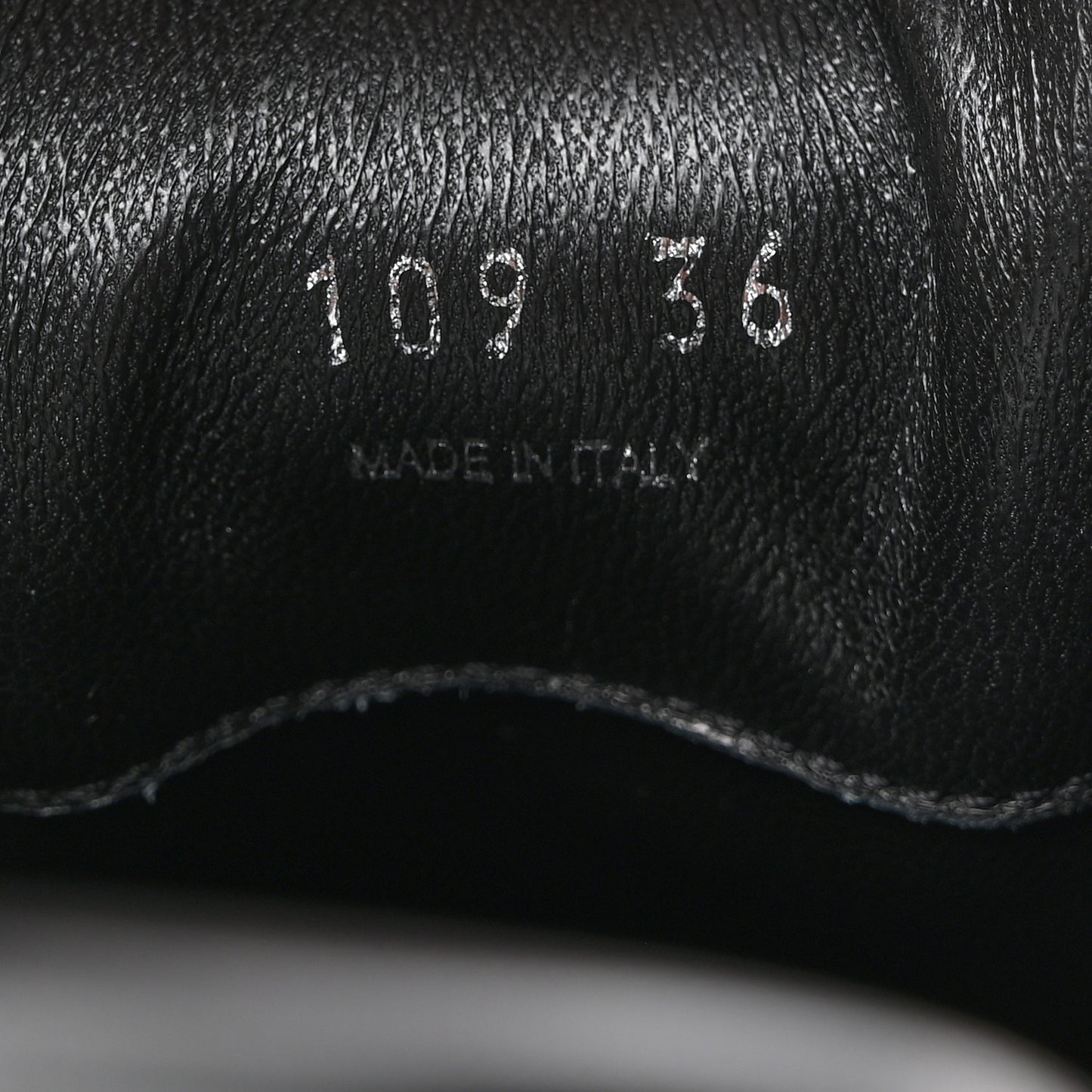Nappa Soft Padded Metal Triangle Logo Lug Sole 20mm Mules 36 Black