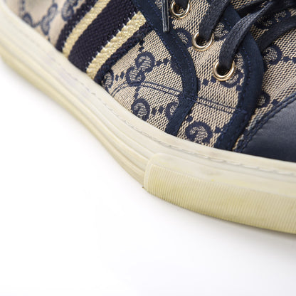 Gucci Monogram Web Sneakers 39 Navy Blue 13 of 15
