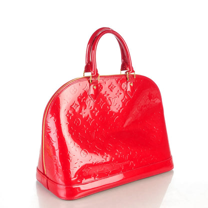 Louis Vuitton Vernis Alma GM Pomme D'Amour 3 of 9