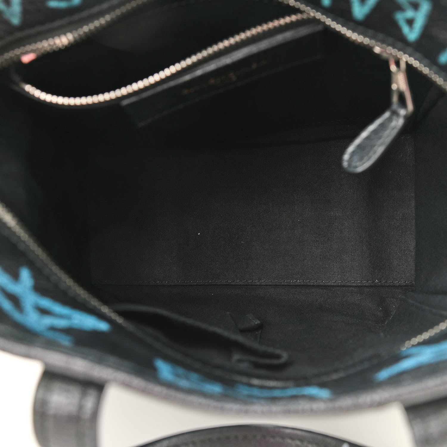 Balenciaga Agneau Arena Graffiti All Over XS Bazar Shopper Tote Black Multicolor 5 of 9