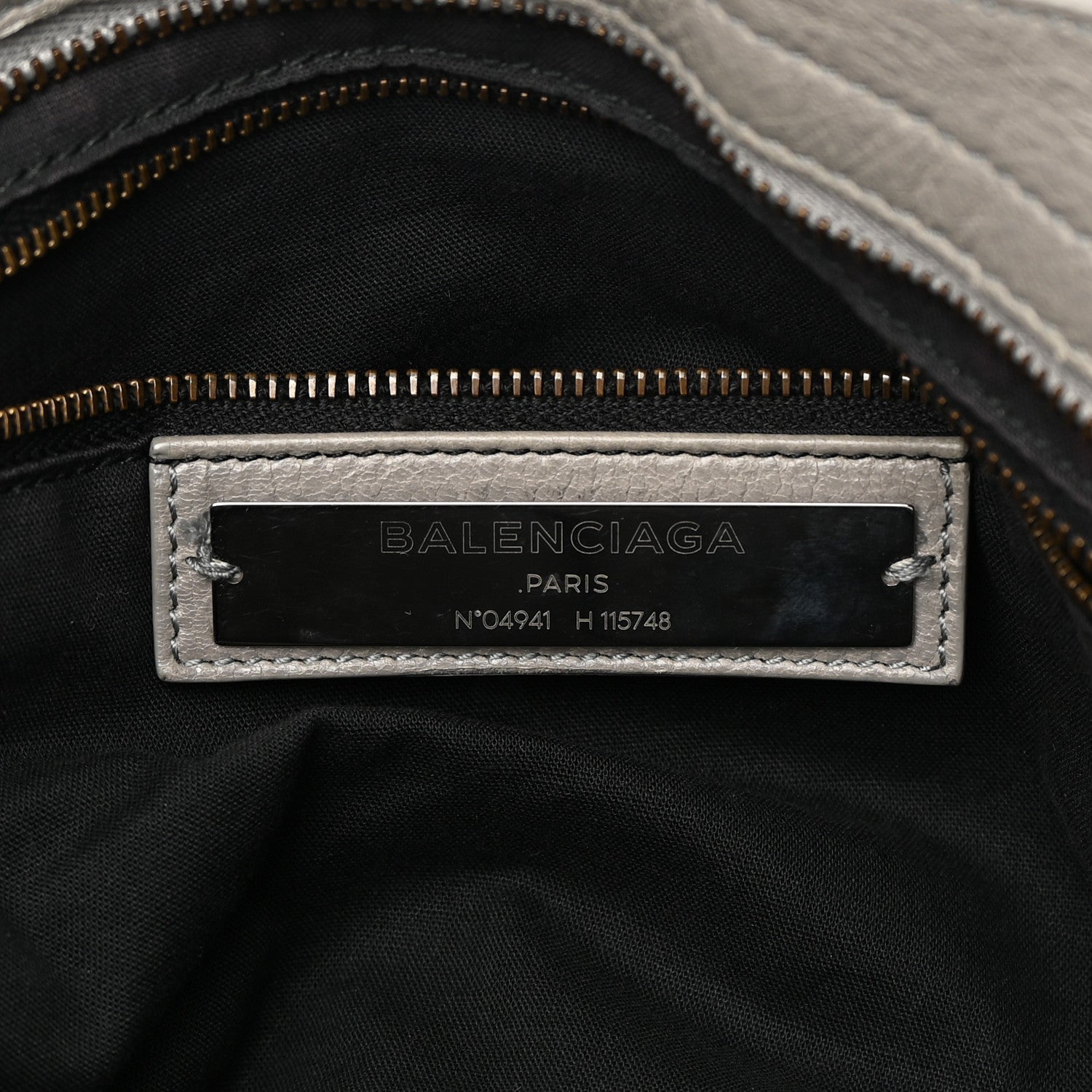 Balenciaga Agneau Classic Hardware City Gris Pyrite 6 of 17