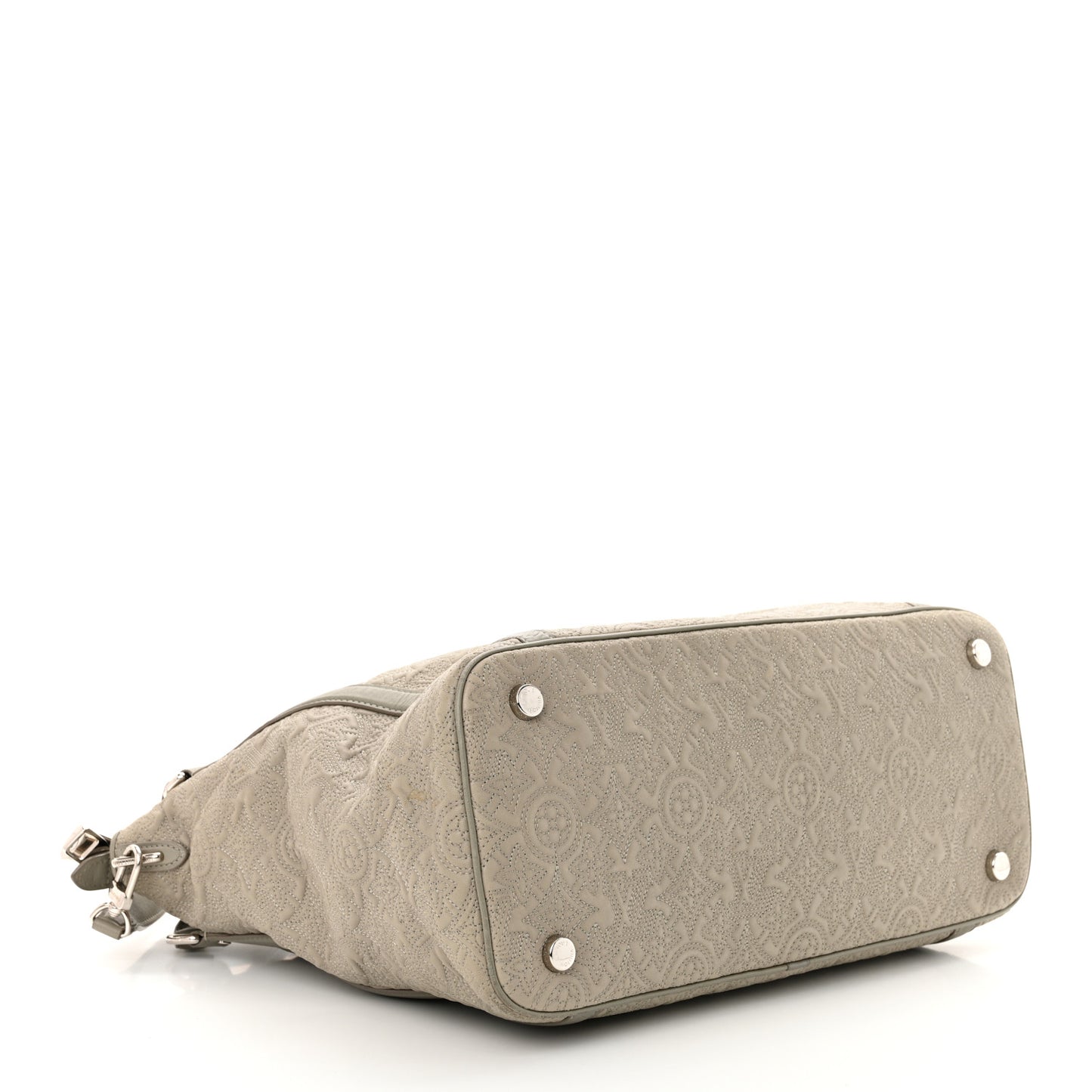 Monogram Lambskin Antheia Ixia MM Grey