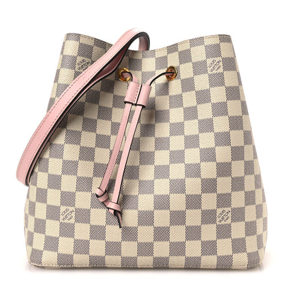 Louis Vuitton Damier Azur Neonoe MM Eau De Rose 1 of 9