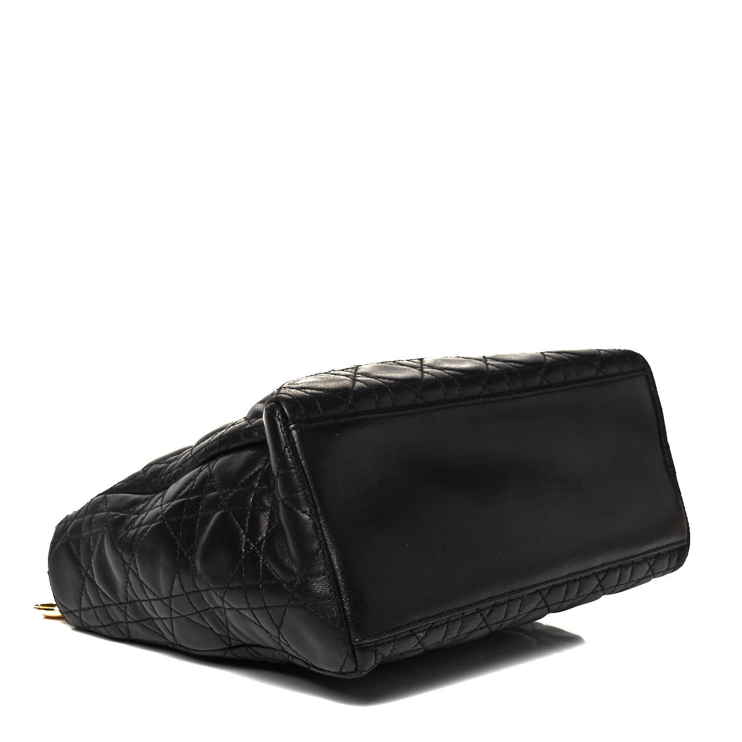 Christian Dior Lambskin Cannage Medium Lady Dior Black 3 of 8
