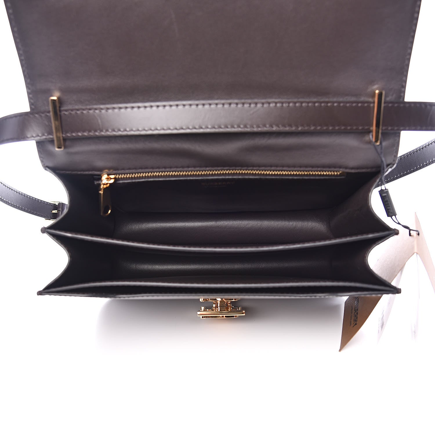 Burberry Calfskin Medium TB Bag Coffee 5 of 9