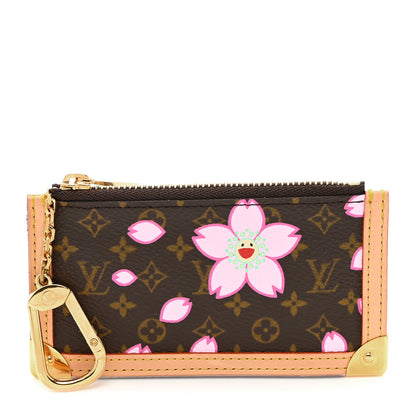Louis Vuitton Monogram Cherry Blossom Key Pouch Brown 1 of 7