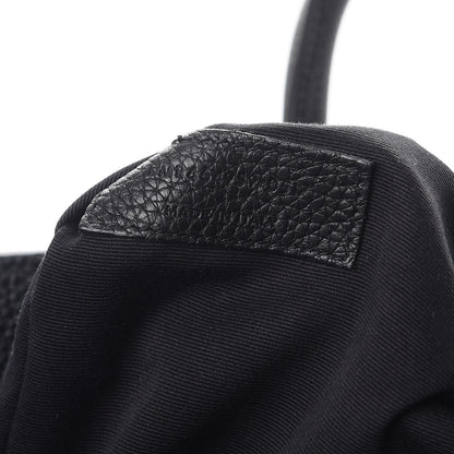 Saint Laurent Grained Calfskin Medium Supple Sac De Jour Black 7 of 8