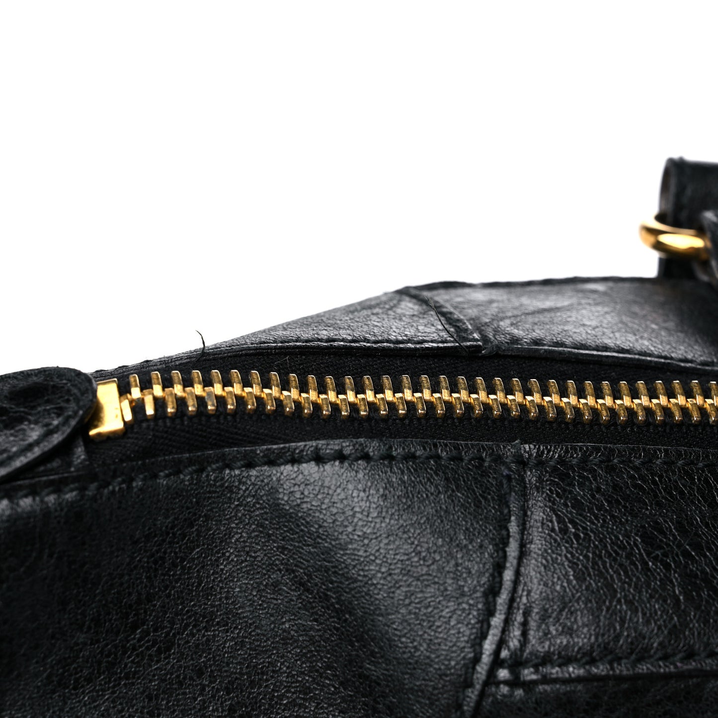 Agneau Giant 21 Gold Hardware Weekender Black