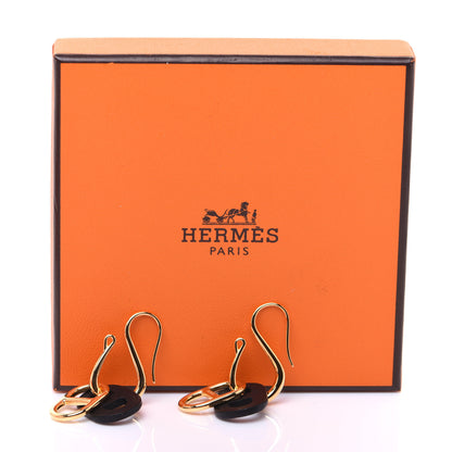 Hermes Swift O'Maillon Earrings Black 8 of 8