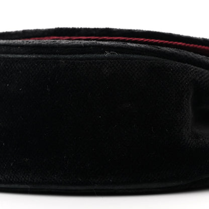 Chanel Velvet Horizontal Quilted Small Single Flap Black 11 of 13