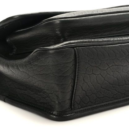 Saint Laurent Grained Lambskin Monogram Baby Niki Chain Satchel Black 9 of 11