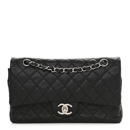Chanel Caviar Quilted Medium Double Flap Black 1 of 9