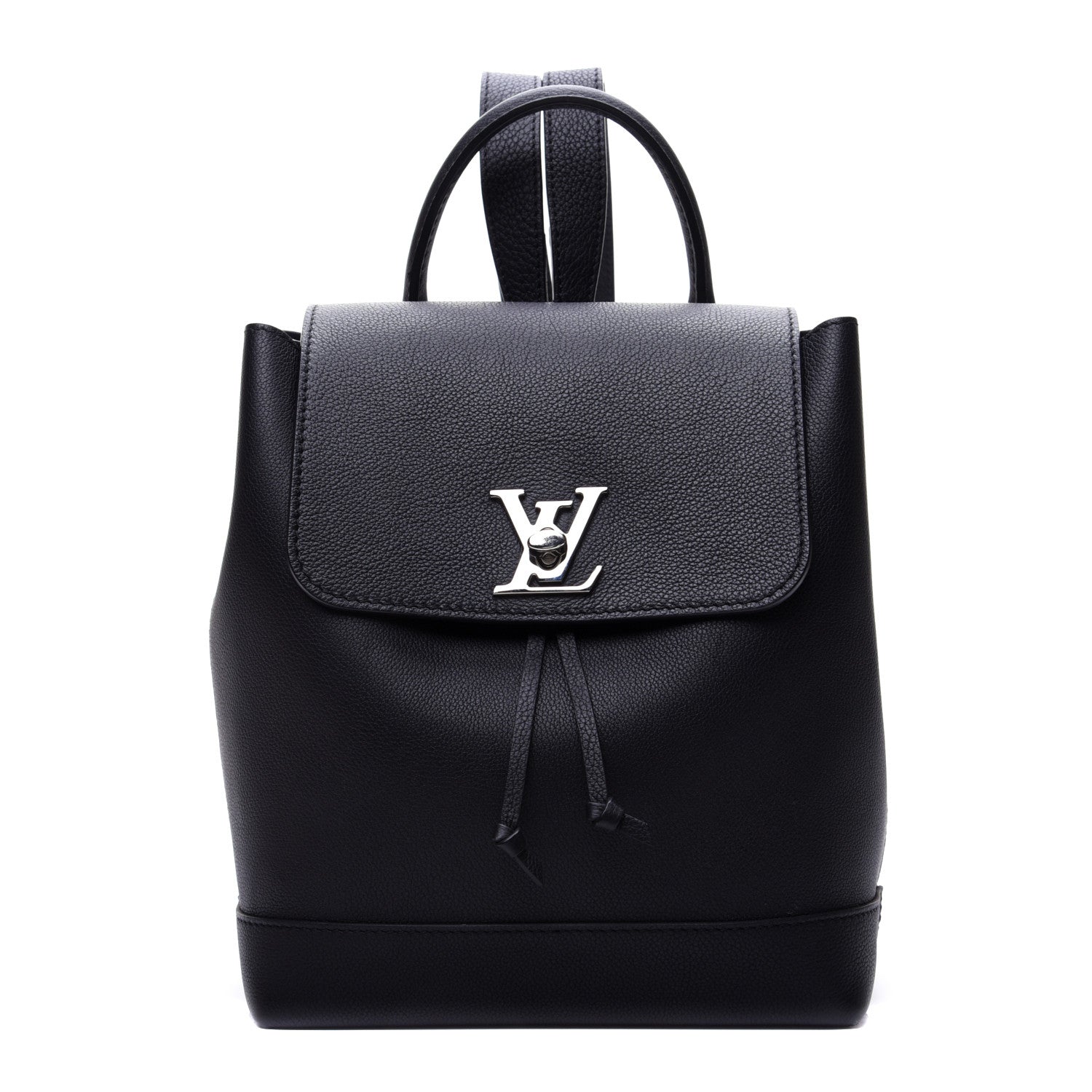 Louis Vuitton Calfskin Lockme Backpack Black 1 of 12