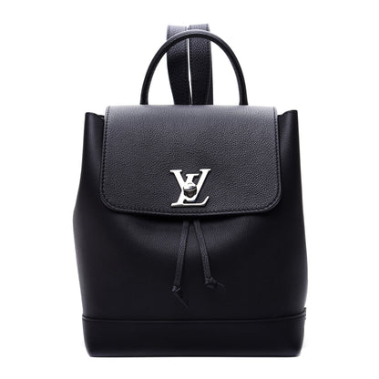 Louis Vuitton Calfskin Lockme Backpack Black 1 of 12