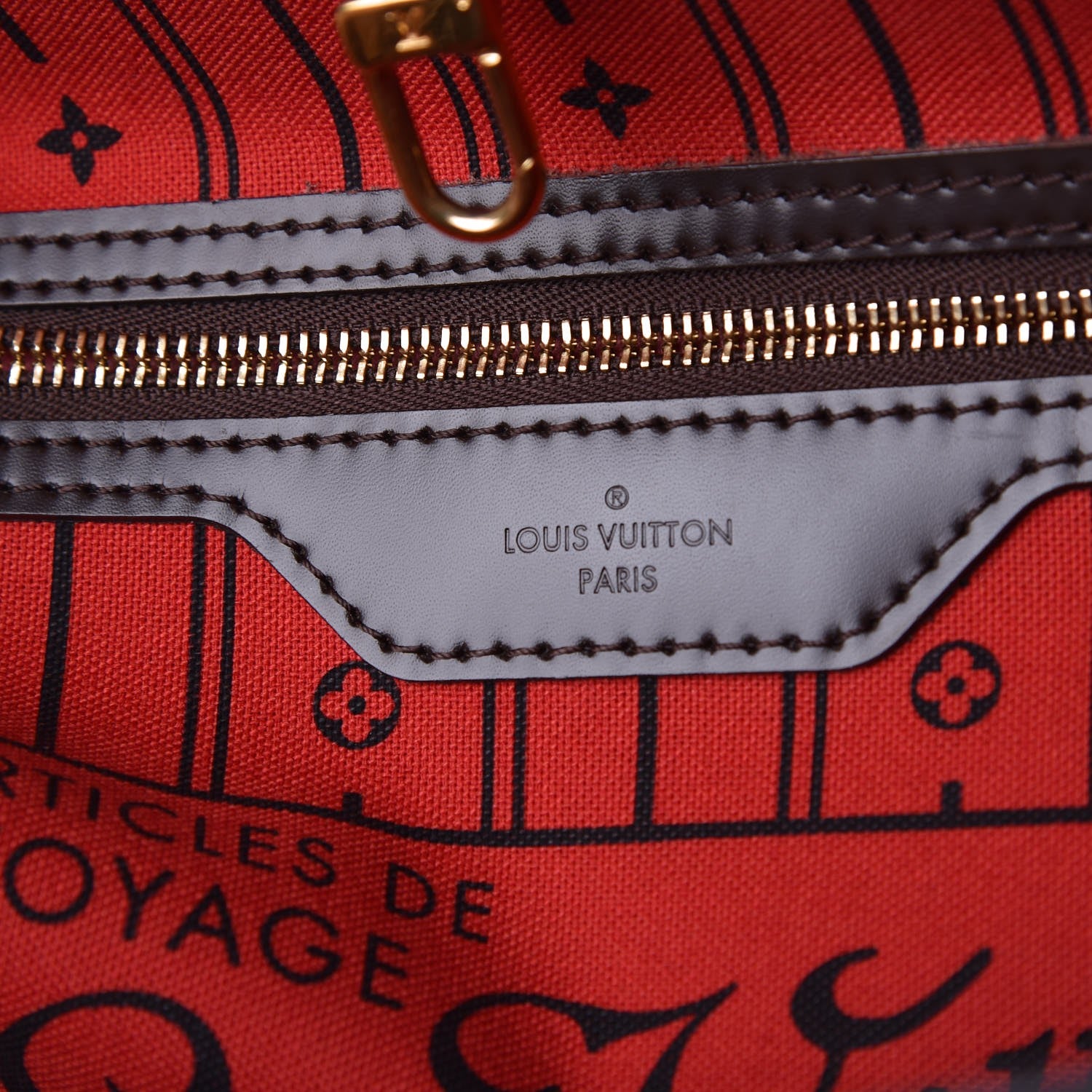 Louis Vuitton Damier Ebene Neverfull MM 6 of 7