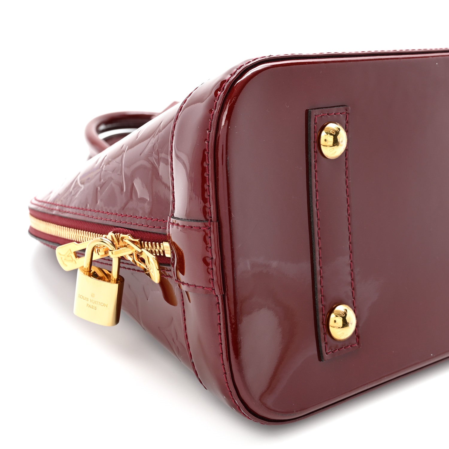 Louis Vuitton Vernis Alma PM Pomme D'Amour 8 of 10