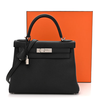 Hermes Togo Kelly Retourne 28 Black 11 of 11
