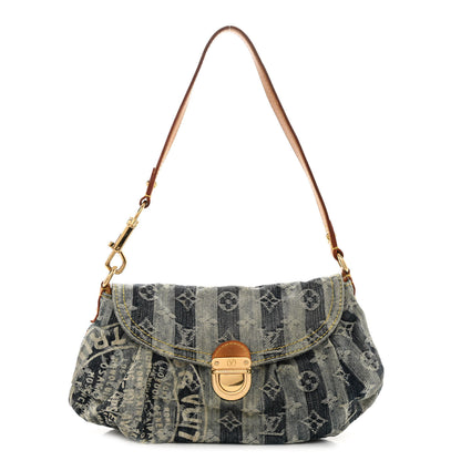 Louis Vuitton Denim Raye Mini Pleaty 1 of 10